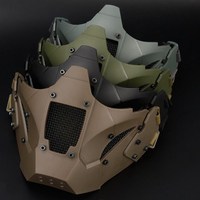 MUCHAN Nouveau Casque Tactique de Paintball, Modèle en Métal, Casque de Jeu de Simulation pour Fan, Cavalerie
