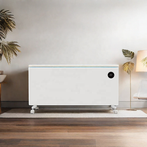 Calentador de <span class=keywords><strong>radiador</strong></span> de panel plano eléctrico moderno montado en la pared <span class=keywords><strong>o</strong></span> independiente para sala de estar, bañ<span class=keywords><strong>o</strong></span>, jardín, <span class=keywords><strong>convector</strong></span> de doble uso" - Product Image 4