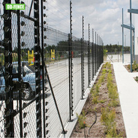 Groen Gecoat Anti Diefstal Hoge Beveiliging 358 Anti Klim Hek Elektrische Afrastering Energizer Met Hoogspannings Puls Elektrische Afrastering