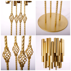 Adornos Creativos para el Hogar, Tubos Metálicos Esmerilados, Campana de Viento Ascendente, Origen China, Acabado con Pintura Horneada - Product Image 4