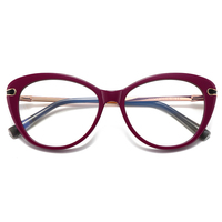 Monture de lunettes anti-lumière bleue en stock pour femmes, lunettes d'ordinateur, vente en gros d'usine