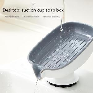 <span class=keywords><strong>Porte</strong></span>-<span class=keywords><strong>savon</strong></span> à ventouse à drainage rapide pour salle de bain, douche <span class=keywords><strong>et</strong></span> évier de cuisine - Pratique <span class=keywords><strong>et</strong></span> durable - Product Image 4