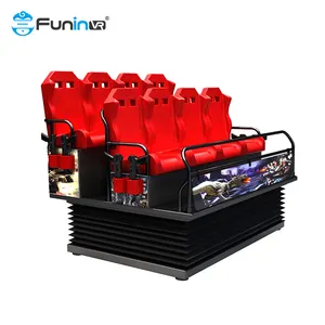 5D 7D Vr Cinema Simulator Motion Game Machine 9D Vr Roller Coaster Game Machine Simulator fornecedor vr cinema simul