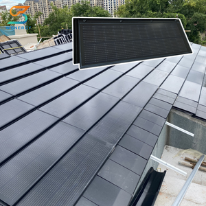 Tuile solaire résistant aux intempéries BIPV haute performance avec options de couleur <span class=keywords><strong>Installation</strong></span> facile des toitures - Product Image 1