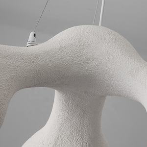 Lustres de <span class=keywords><strong>chevet</strong></span> minimalistes wabi sabi nordique wabi sabi luminaire <span class=keywords><strong>suspension</strong></span> lampes suspendues led <span class=keywords><strong>suspension</strong></span> moderne en blanc - Product Image 4