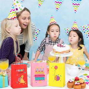 Sac de shopping en papier kraft brun artisanal avec logo personnalisé KM, sac en papier crème personnalisé avec poignée - Product Image 6