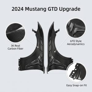 TIYPEOR Nuevos Guardabarros Laterales <span class=keywords><strong>de</strong></span> Fibra <span class=keywords><strong>de</strong></span> Carbono Real para Mustang S650 GT Coupe 2024+ Kit <span class=keywords><strong>de</strong></span> Carrocería Izquierdo y Derecho 1 Año <span class=keywords><strong>de</strong></span> Garantía Directo <span class=keywords><strong>de</strong></span> Fábrica - Product Image 3