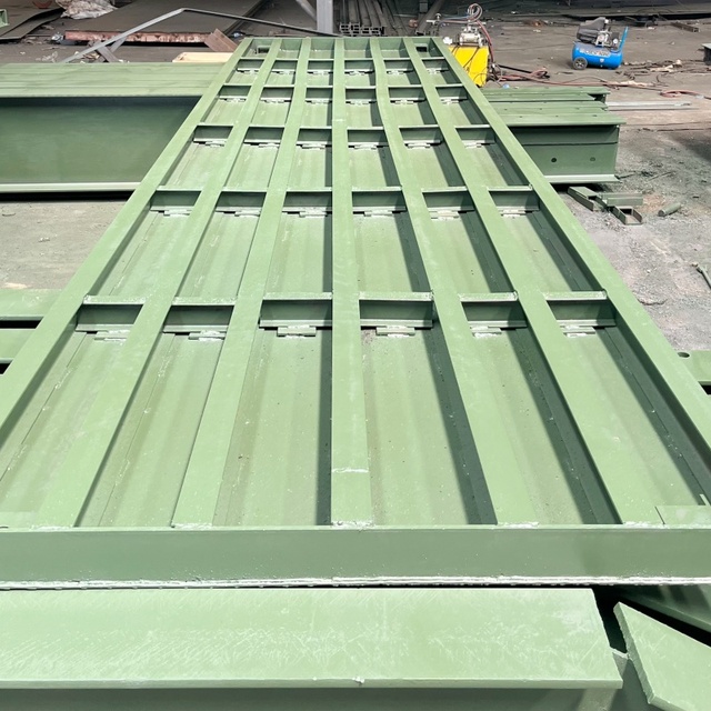 Cost-Effective Prefab Bailey Bridge Durable Modular Steel Pedestrian Bridge with Anti-Slip Decking for Public Infrastructure