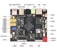 Carte SBC Rockchip RK3568 Android 11 avec 2G/4G/8G de RAM en option et LVDS EDP pour distributeur automatique