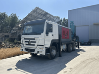 Pompe de forage de puits d'eau sur camion hydraulique personnalisée, moteur diesel, profondeur 400m, haute efficacité, ISO9001