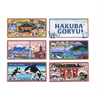 Plaque Métallique Personnalisée Culture Japonaise avec Logo, Illustration Ville de Nagasaki, Décoration Murale Artistique en Étain pour Bar Thème et Cadeau