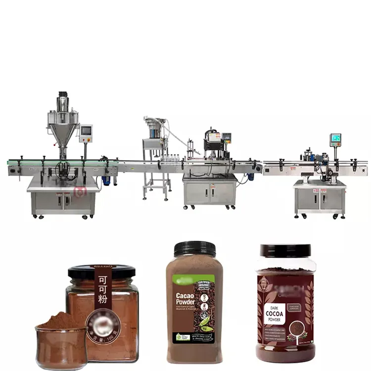عالية الدقة خط إنتاج قهوة فورية مصل اللبن الحليب مسحوق بروتين ماكينة حشو