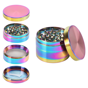 Futeng Máy Xay Thảo Mộc Kim Loại 40Mm 50Mm 55Mm 63Mm Máy Xay Gia Vị Thuốc Lá Bán Sỉ Máy Xay 4 Lớp Logo Tùy Chỉnh MOQ Thấp Hút Thuốc - Product Image 2