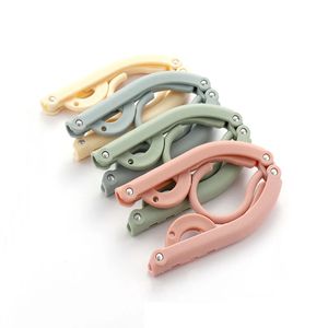 <strong>Mini</strong> Clothes <strong>Hanger</strong> Hook Folding Storage Clothes Rack Wardrobe Hanging <strong>Hanger</strong> Hook Space Saving for Home Storage - Product Image 6