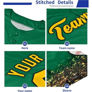 Camiseta de béisbol personalizada, uniforme deportivo transpirable con estampado sublimado unisex para adultos, nombre del equipo 00 - Product Image 3