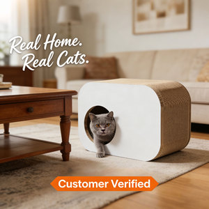 Rascador <span class=keywords><strong>para</strong></span> <span class=keywords><strong>Gatos</strong></span> <span class=keywords><strong>de</strong></span> Cartón Corrugado, Cama <span class=keywords><strong>para</strong></span> <span class=keywords><strong>Gatos</strong></span> y Rascador <span class=keywords><strong>de</strong></span> Uñas con Hierba Gatera <span class=keywords><strong>para</strong></span> <span class=keywords><strong>Gatos</strong></span> <span class=keywords><strong>de</strong></span> Interior - Product Image 5