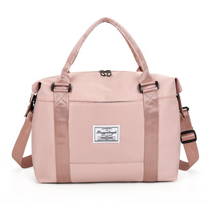 Bolsa de Gimnasio de Gran Capacidad, Color Rosa Sólido, Bolsa de Viaje para Deportes y Fitness al Aire Libre - Product Image 5