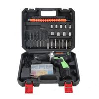 Ensemble de perceuse à percussion sans fil portable 12V alimenté par batterie, perceuse électrique multifonction, kits de tournevis électriques industriels