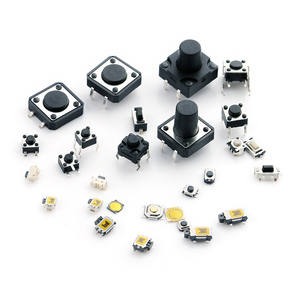 Interruptor táctil de suministro directo de fábrica, serie de botones de presión laterales, con opciones de 6*6 enchufables, 3*6 de montaje superficial, 4*4/4.5*4.5 de pines y 2*4*3.5, personalizable. - Product Image 2