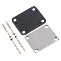 Plaque de cou de guitare électrique chromée, plaque de cou Fix TL, plaque de Joint de cou de guitare électrique