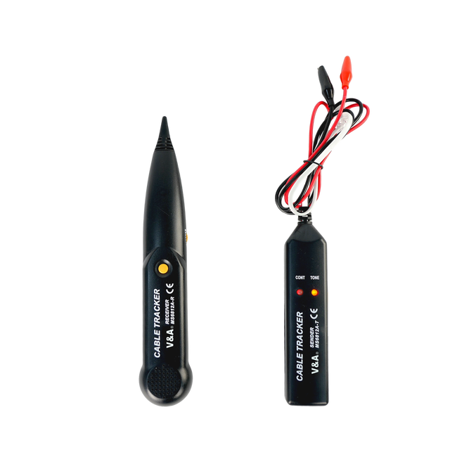 MS6812A Cable Tracker Wire Tracer Tone Generator Probe Kit Continuity Ethernet Telephone Line Coax Cable Detect Locator Tool OEM