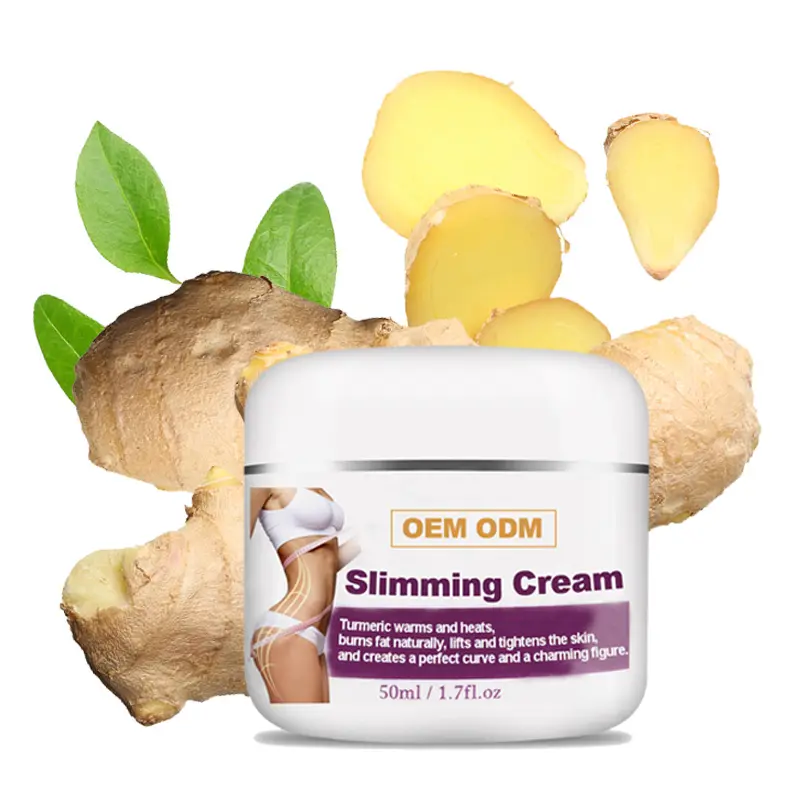 Crème minceur brûle-graisse au curcuma de marque privée amincissante Taille chaude raffermissante Corps façonnant Anti Cellulite Ventre