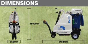 Mini Hippo EL240 Nouveau Aspirateur Autoporté pour Jardin et Route, Ramasseur de Déchets, Nettoyage à l'Eau Froide, pour Feuilles de Sol et de Rue, Puissance d'Aspiration 1500W - Product Image 4