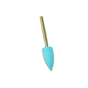 Fraises de polissage en silicone, granulométrie moyenne, de couleur rose, pour céramique, à usage manuel - Product Image 4