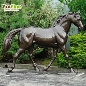 Tamaño personalizado al aire libre City Park Estatuas <span class=keywords><strong>de</strong></span> bronce <span class=keywords><strong>de</strong></span> caballos Escultura comercial - Product Image 5