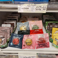 Emballage d'impression personnalisée bonbons biscuits aliments cookies sacs en plastique givrés