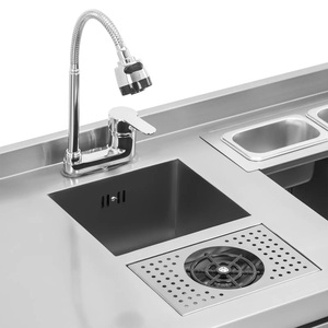 Commercial Stainless Steel Cocktail <b>Bar</b> Station Commercial Kitchen Equipment Other Hotel Other Hotel Restaurant Supplies - Product Image 4