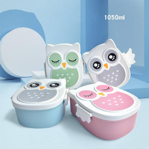 กล่องข้าวนักเรียนพลาสติกน่ารัก LXM66 ขายส่ง ของขวัญจากห้างสรรพสินค้า ใช้งานได้ทุกวัน ทำความสะอาดง่าย - Product Image 3