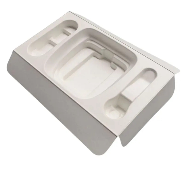 Eco-friendly Molded Paper Pulp Insert Packaging Recycled Wet Pressed Molded Pulp Paper Box