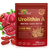 SOLOTREE 2000mg Urolithin A en gélules souples avec CoQ10 PQQ Trans-Resvératrol pour soutenir l'énergie, les mitochondries et les antioxydants