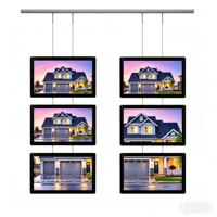 1-9 Pantallas LCD Digitales Colgantes, Sistema de Reproducción de Video Multipantalla Suspendido, para Tiendas Minoristas, Centros Comerciales, Comerciales