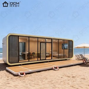 Cabaña Prefabricada OCM Apple |   Elegante Cápsula Glamping Curva |   Casa Prefabricada Portátil para Exteriores para Proyectos de Supermercados y Edificios de Oficinas - Product Image 6