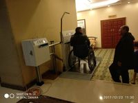 Vente chaude accessibles incliné hydraulique chaise incurvée plate-forme élévatrice pour escaliers