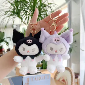 Cartoon doll Black Devil plush toy doll doll key chain