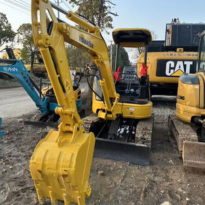 Mini-excavatrice Komatsu PC35MR de 3,5 tonnes, type chenilles, équipement de construction et d'aménagement paysager d'occasion, bon état, faible nombre d'heures, vente 2022 - Product Image 3