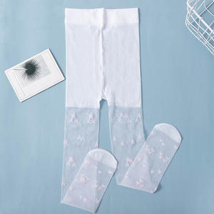 Offre Spéciale enfants maille mince bas princesse Leggings Super élastique résille collants nouveau Design étoiles imprimer filles bébé collants - Product Image 5