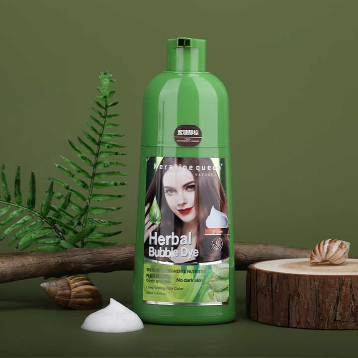 Fast Black Hair Shampoo - Natural Herbal Plant Dye Cream