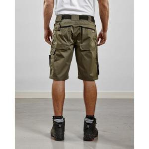 BLAKLADER - 146418354600C62 <b>Garden</b> shorts Army green - EAN 7330509299487 WORK <b>TROUSERS</b> WORK SHORTS - Product Image 3