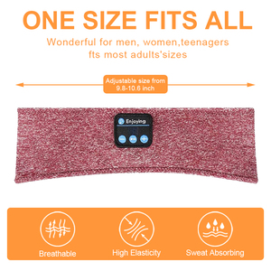 Cá nhân âm nhạc không dây Headband mới nhất Bluetooth ngủ Tai nghe Mặt nạ mắt ngủ Headband với tai nghe - Product Image 3