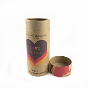 NGHỆ THUẬT tùy chỉnh giấy in lá Vàng tem nóng Kraft ống tròn bao bì các tông giấy bao bì ống có thể hộp - Product Image 2