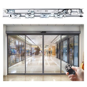 Trung tâm mua sắm lối vào thương mại Cảm biến cửa trượt tự động điều hành cho siêu thị khách sạn Trung tâm mua sắm - Product Image 1