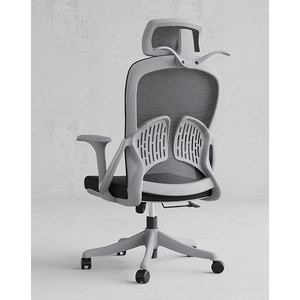 <span class=keywords><strong>Chaise</strong></span> de bureau ergonomique pivotante réglable à dossier haut en maille avec support lombaire, <span class=keywords><strong>prix</strong></span> d'usine - Product Image 5
