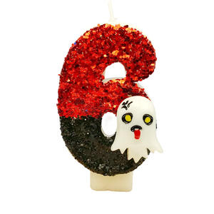 Vente <span class=keywords><strong>en</strong></span> gros de bougies Jack-o '-Lantern créatives pour Halloween avec chiffres pour décorations de gâteaux de fête - Product Image 4