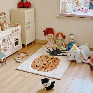 Encantadora <span class=keywords><strong>alfombra</strong></span> suave con aguja de piña, <span class=keywords><strong>alfombra</strong></span> <span class=keywords><strong>plegable</strong></span> para niños, <span class=keywords><strong>alfombra</strong></span> antideslizante suave y lavable a máquina, <span class=keywords><strong>alfombra</strong></span> personalizada con mechones - Product Image 2