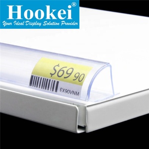 Hookei High-Quality Supermarket Data <b>Strips</b> <b>PVC</b> Adhesive Data <b>Strips</b> with Rail Support Size and Color Custom in Wholesale - Product Image 5