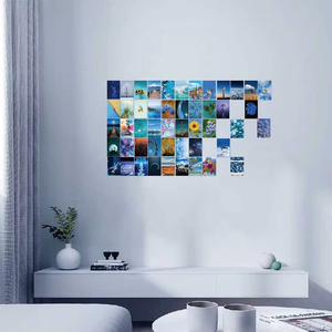 <span class=keywords><strong>Collage</strong></span> da parete estetico blu personalizzato 4x6 pollici carte Boho cielo mare frutta <span class=keywords><strong>stampa</strong></span> Kit colore caldo decorazione camera <span class=keywords><strong>Poster</strong></span> - Product Image 6